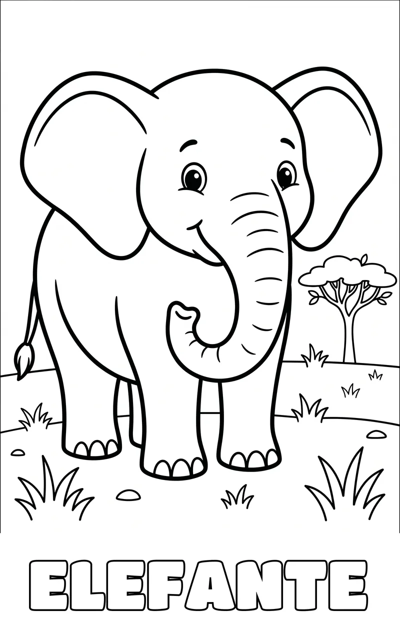 dibujo de animales para colorear