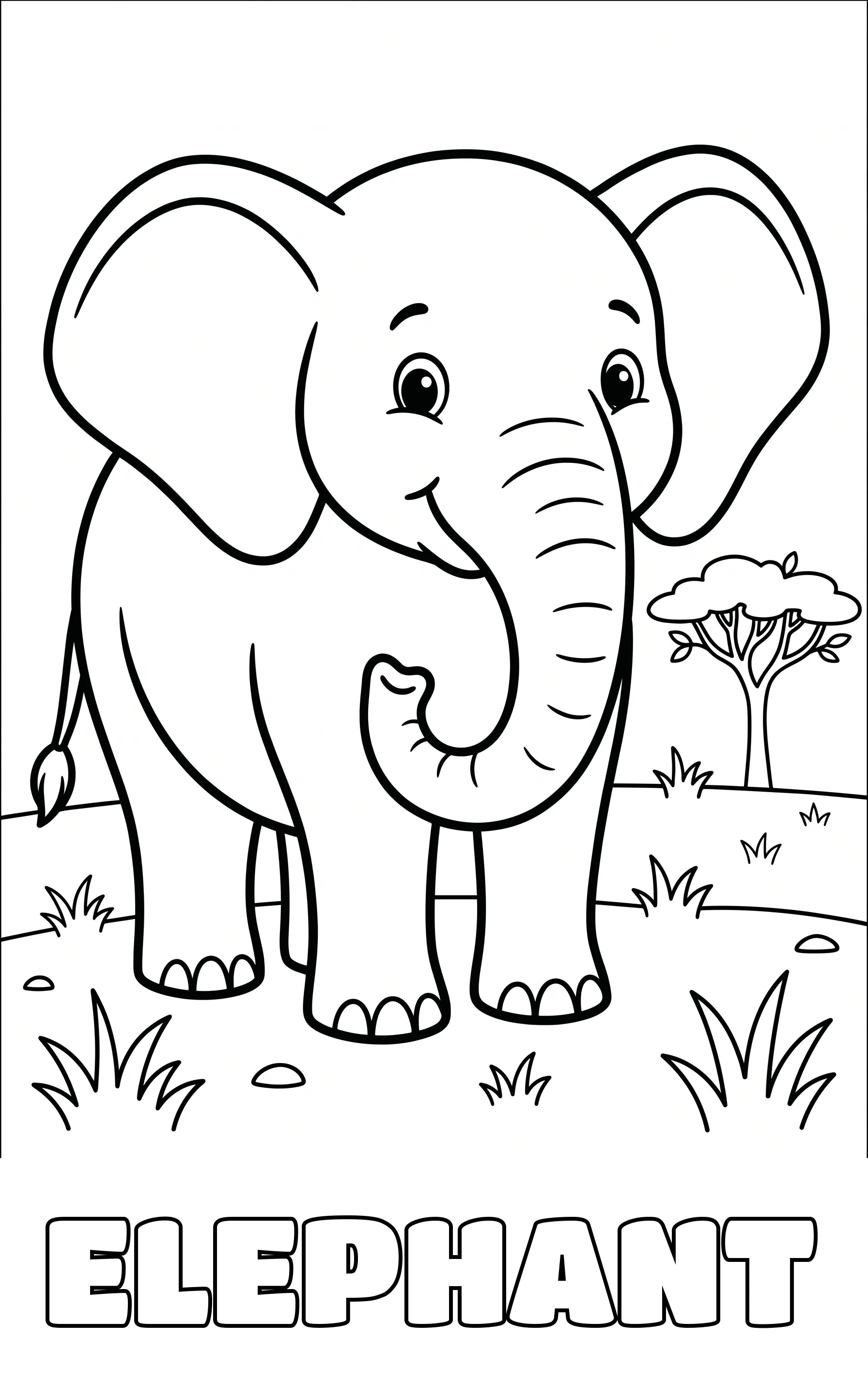 animal coloring page to print