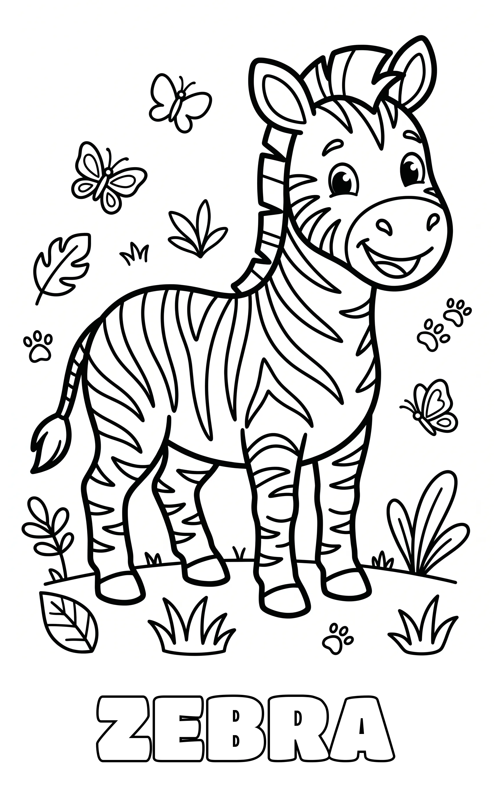 animal coloring page to print