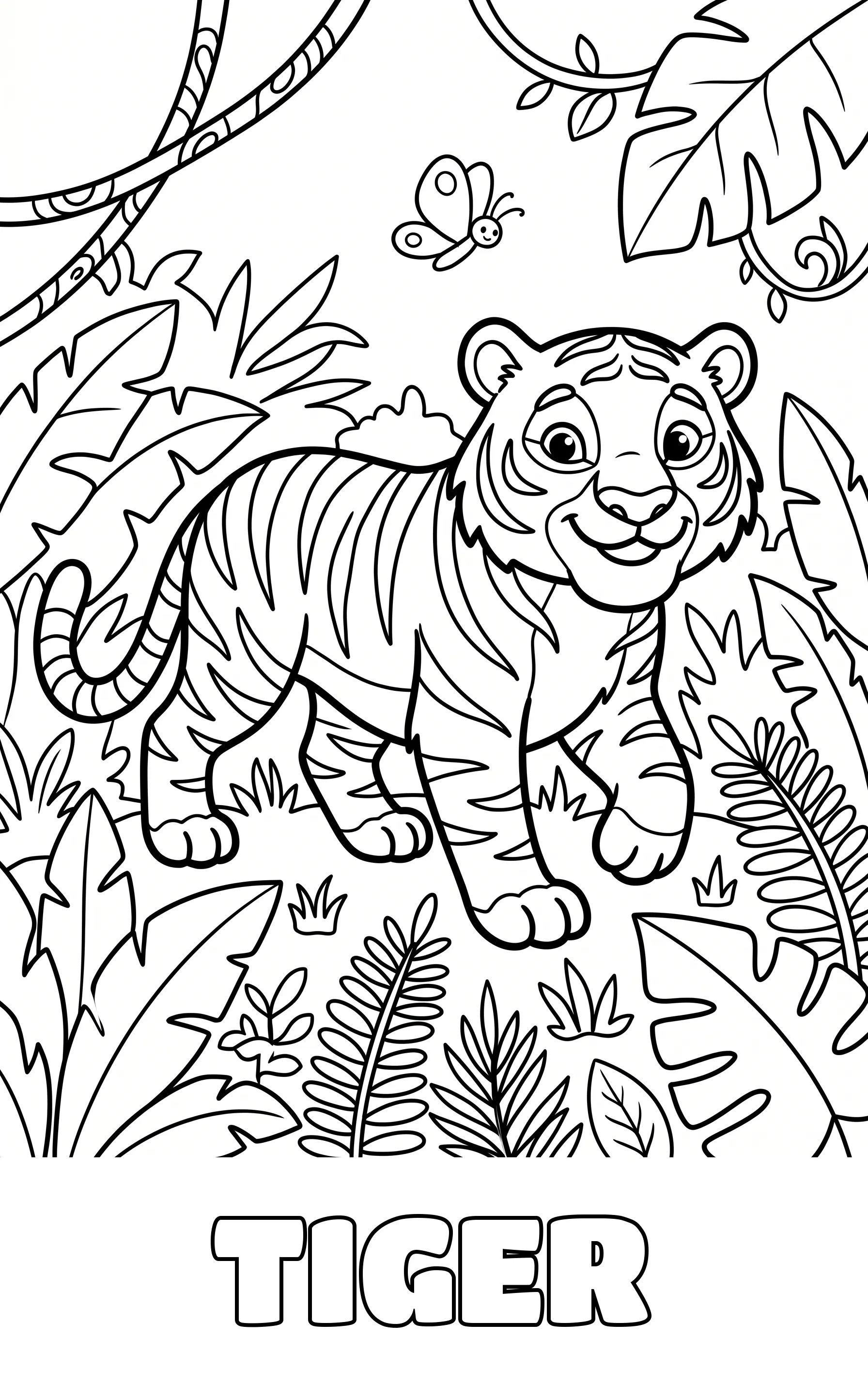 animal coloring page to print