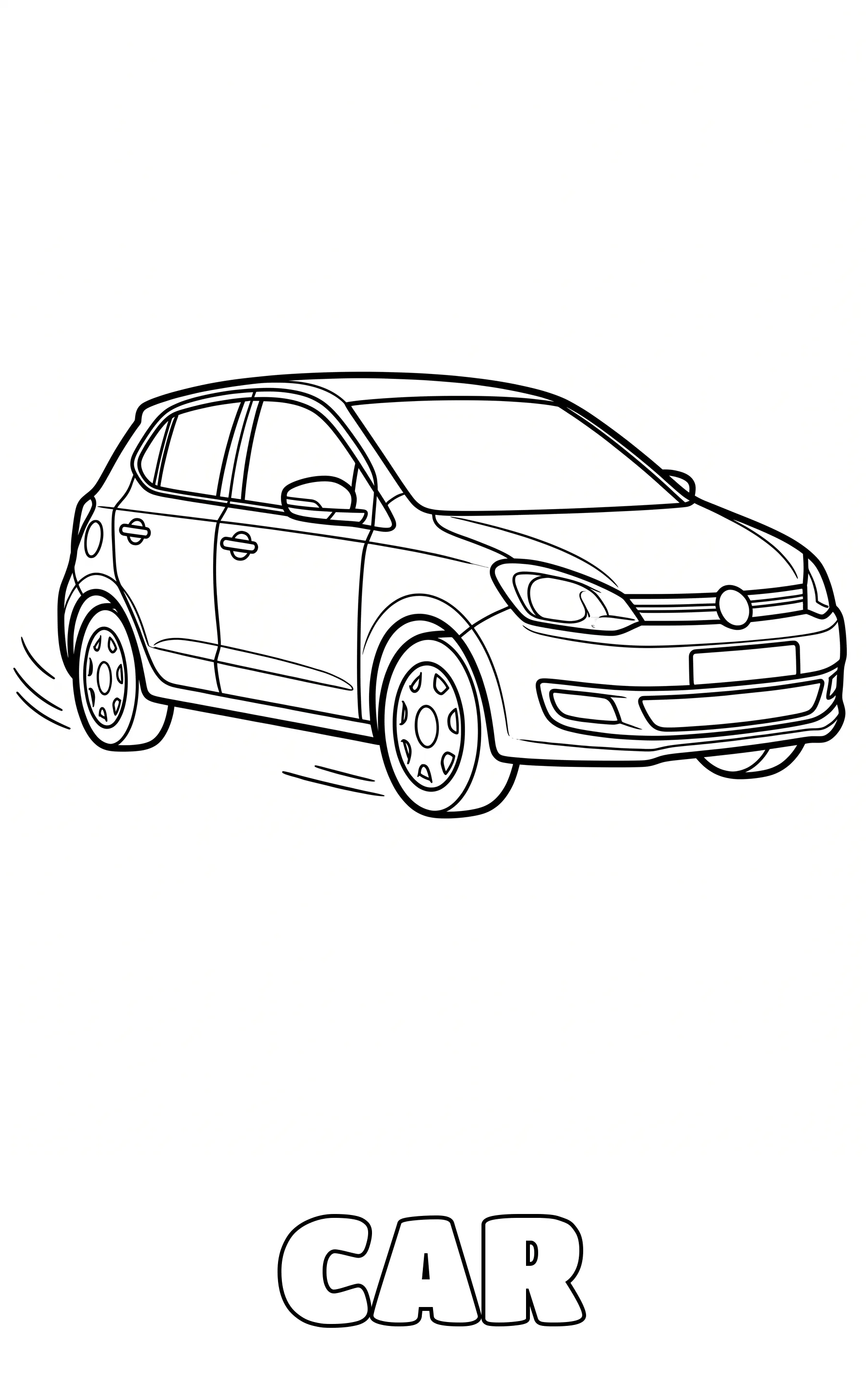vehicle coloring page