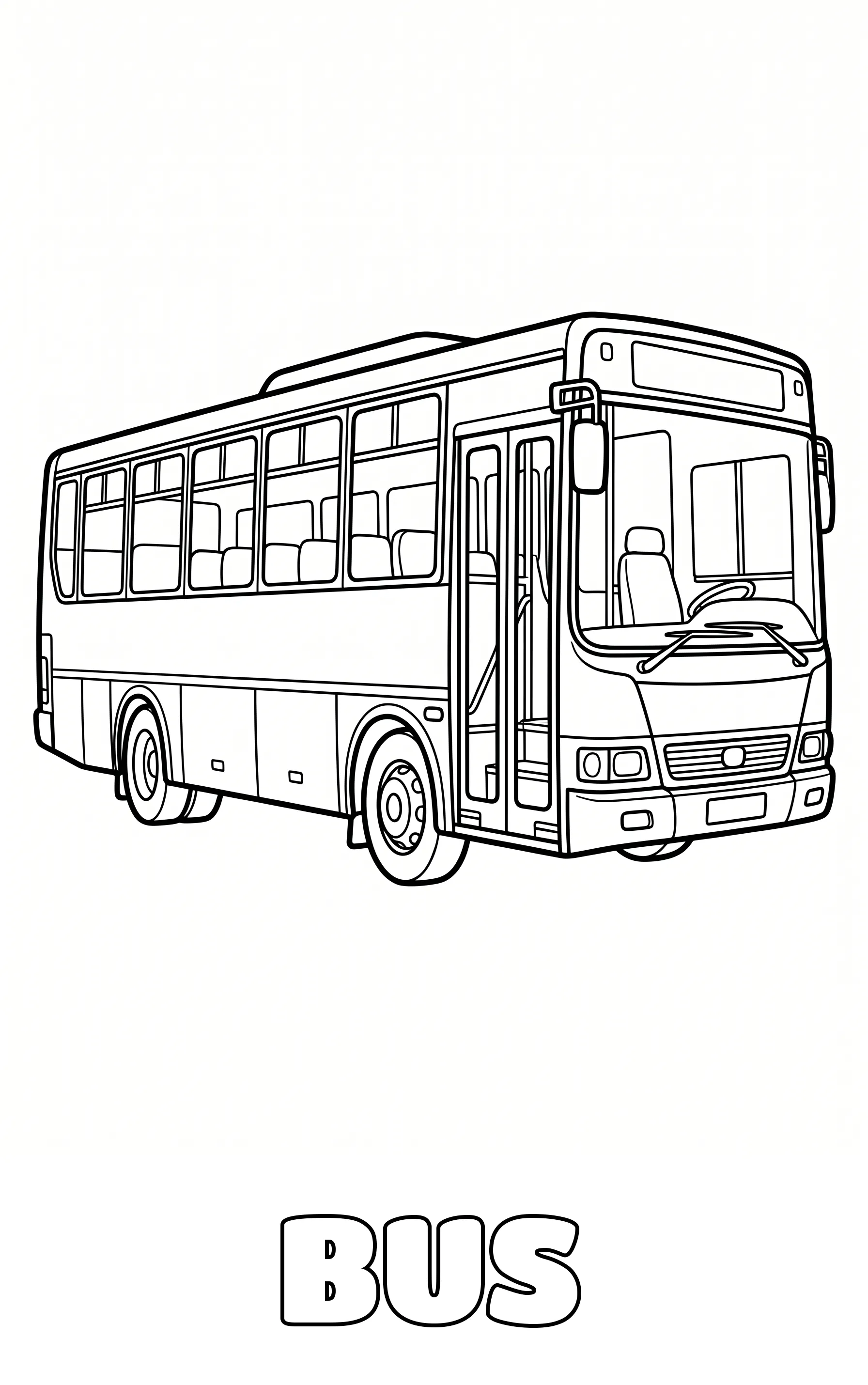 vehicle coloring page to print