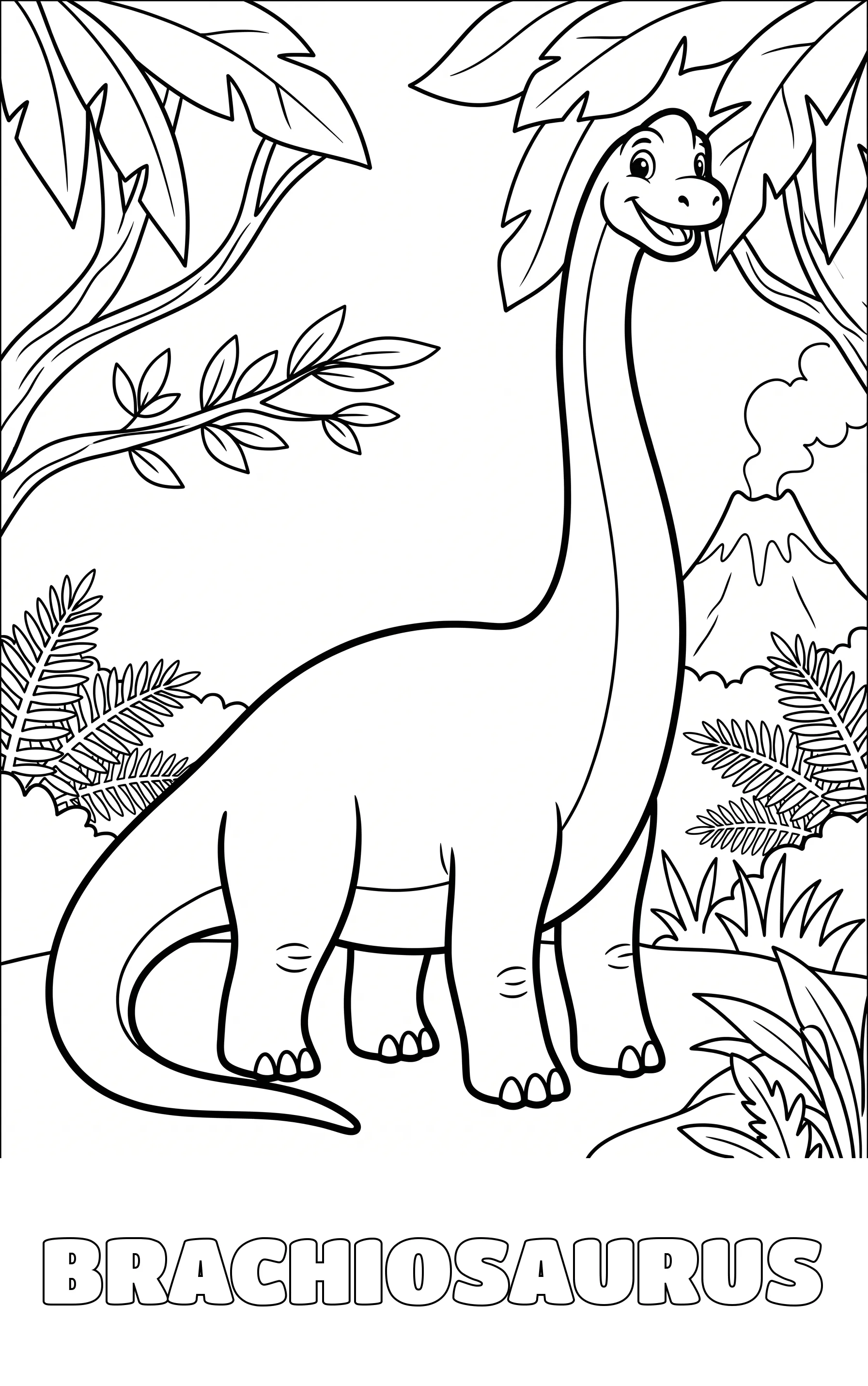 dinosaur coloring page to print