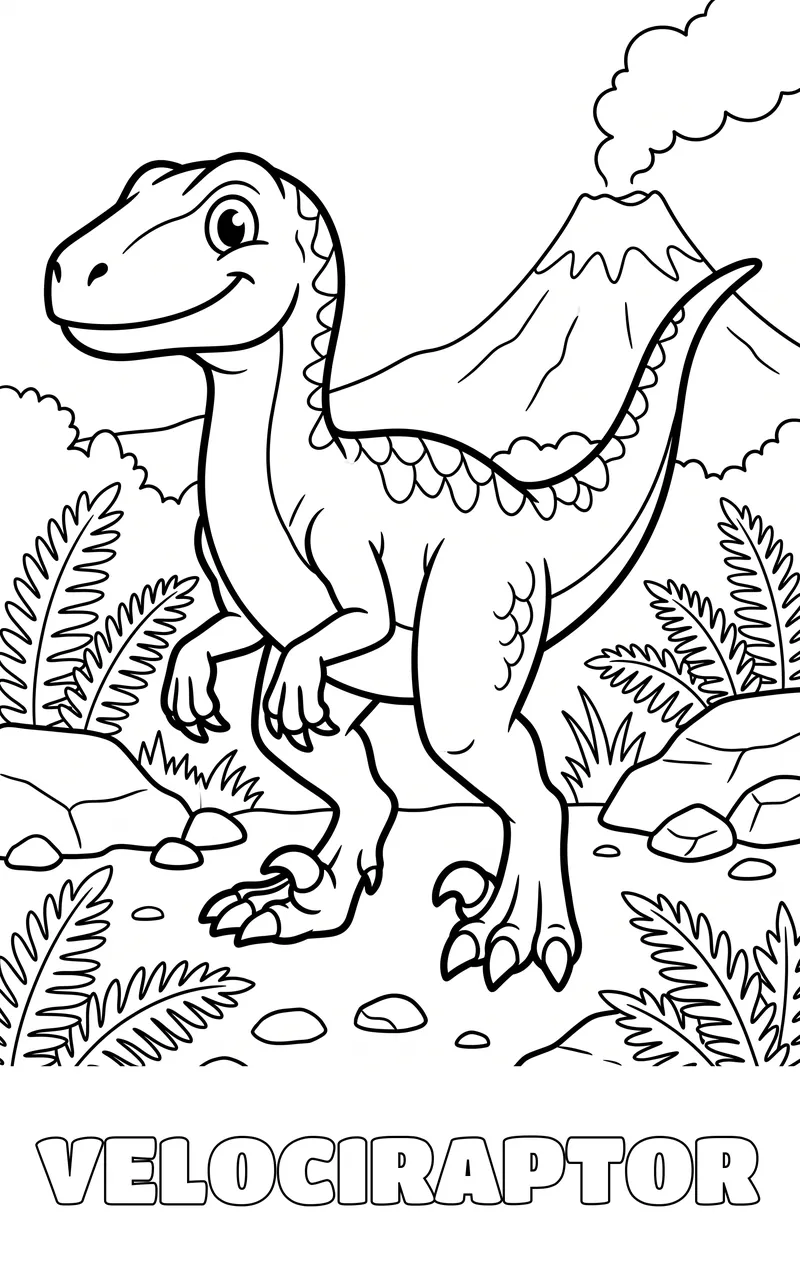 dibujo de dinosaurios para colorear