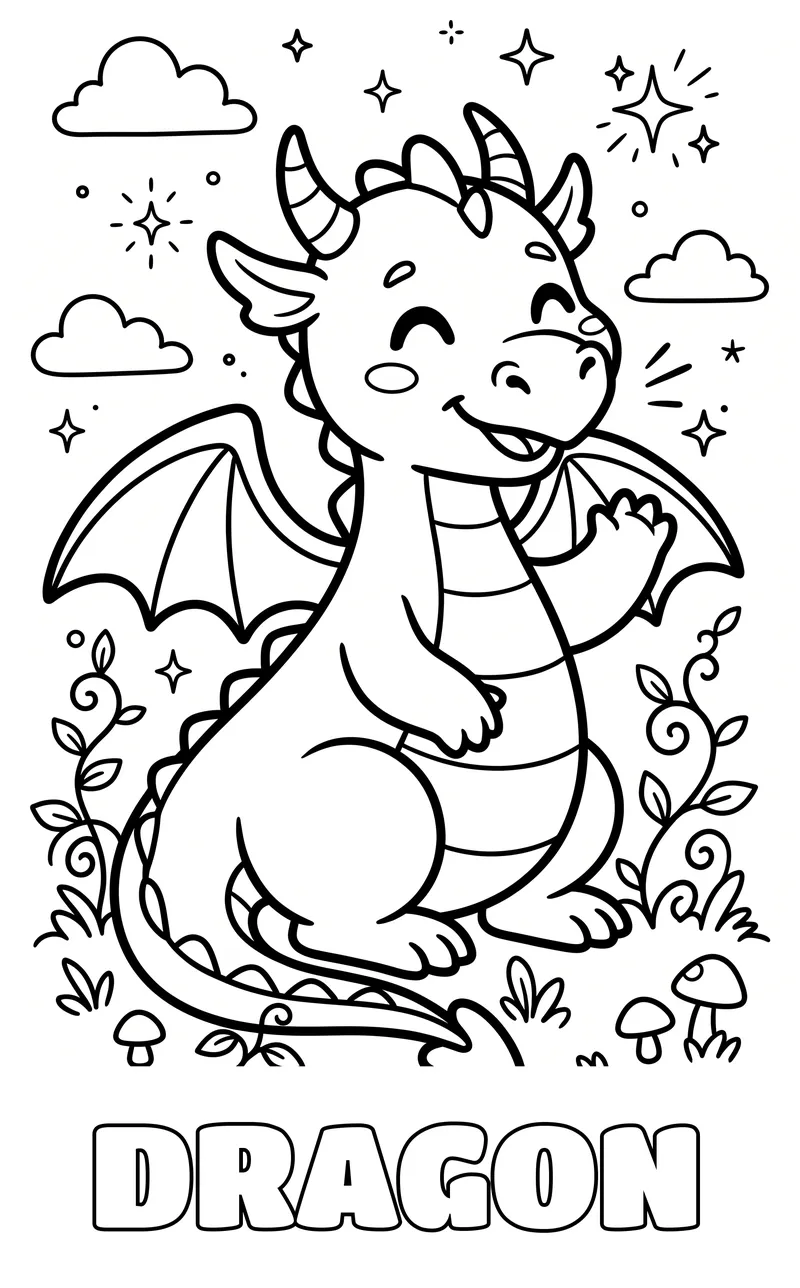 coloriage licorne à imprimer