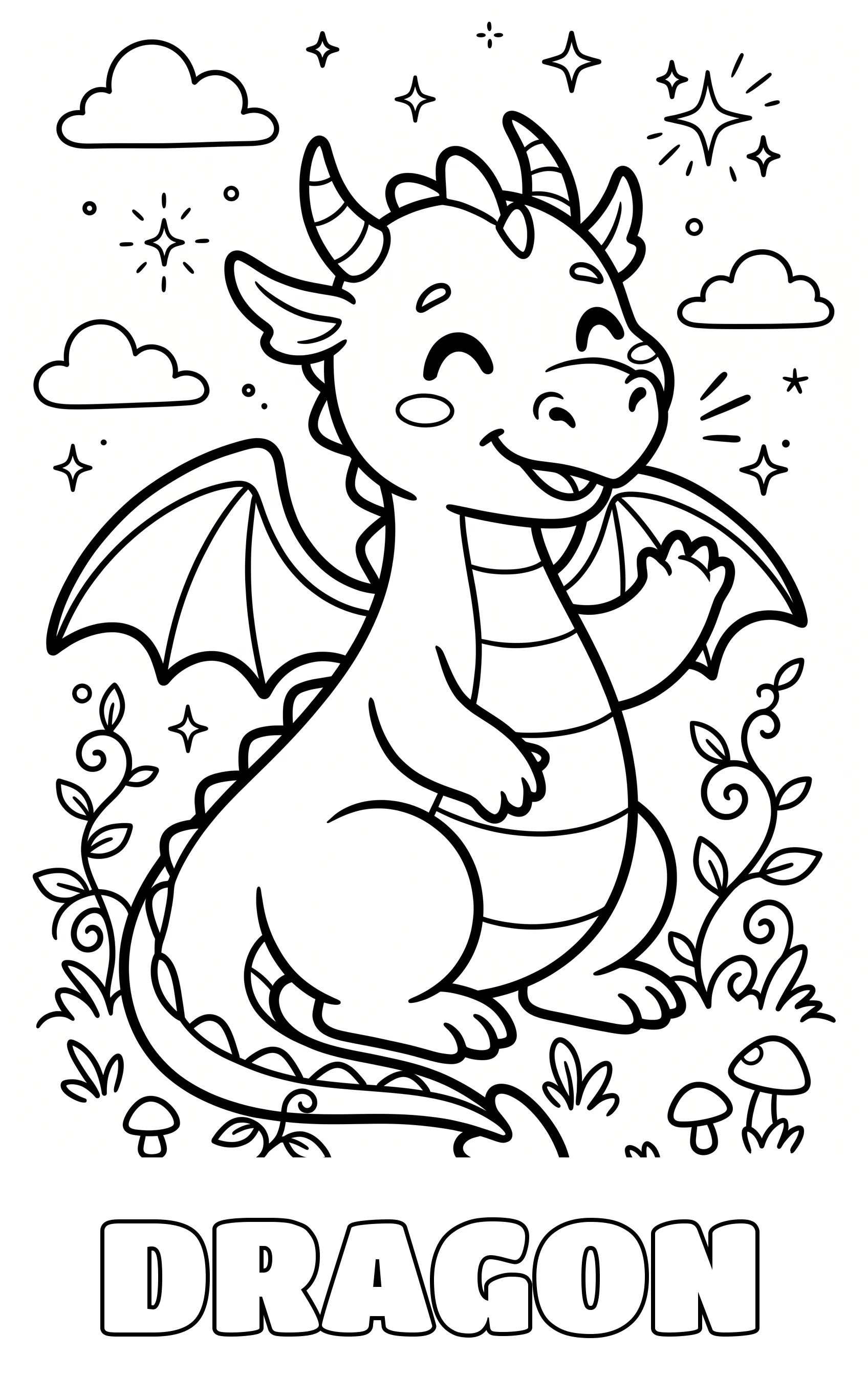 unicorn coloring page to print
