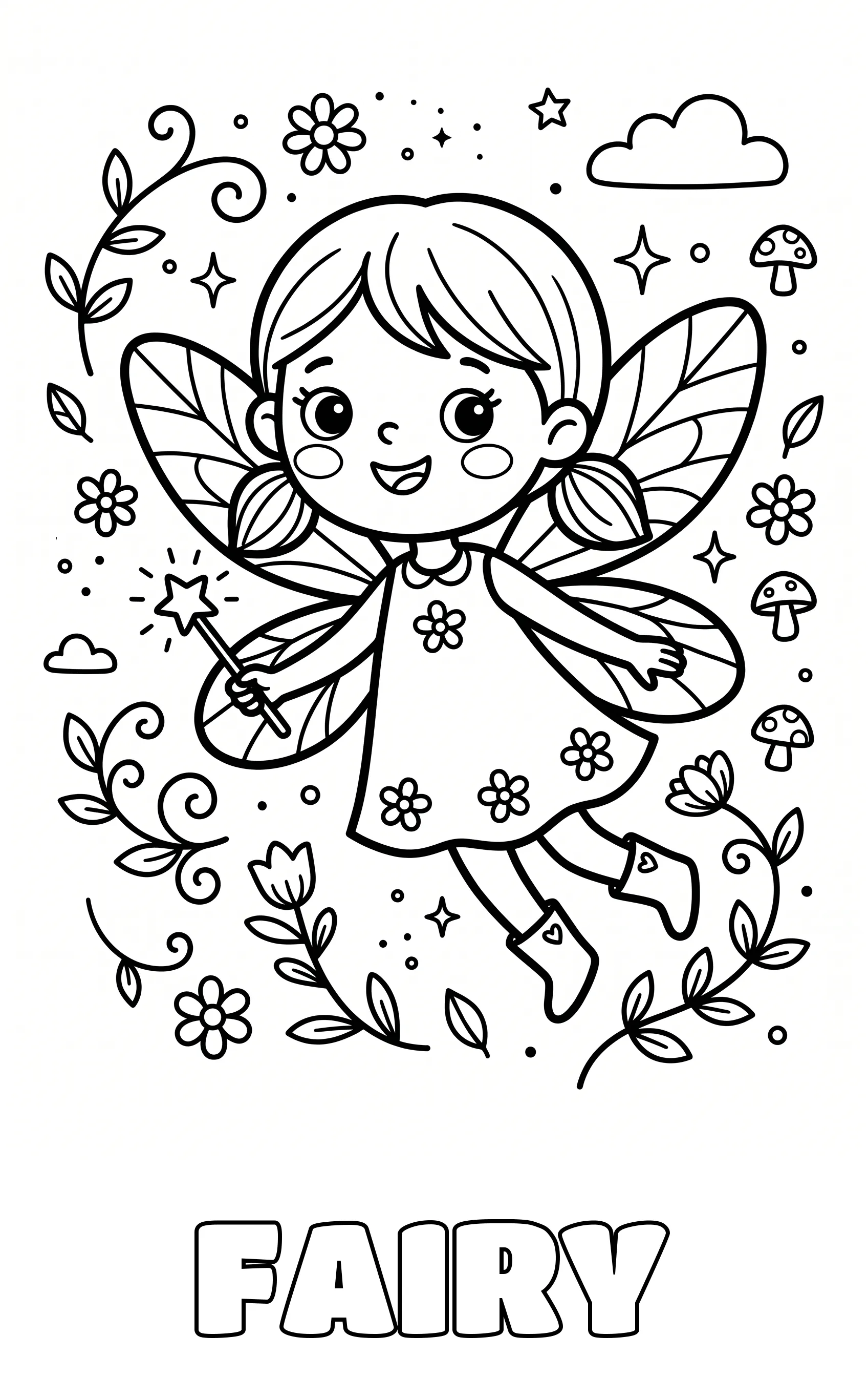 unicorn coloring page to print