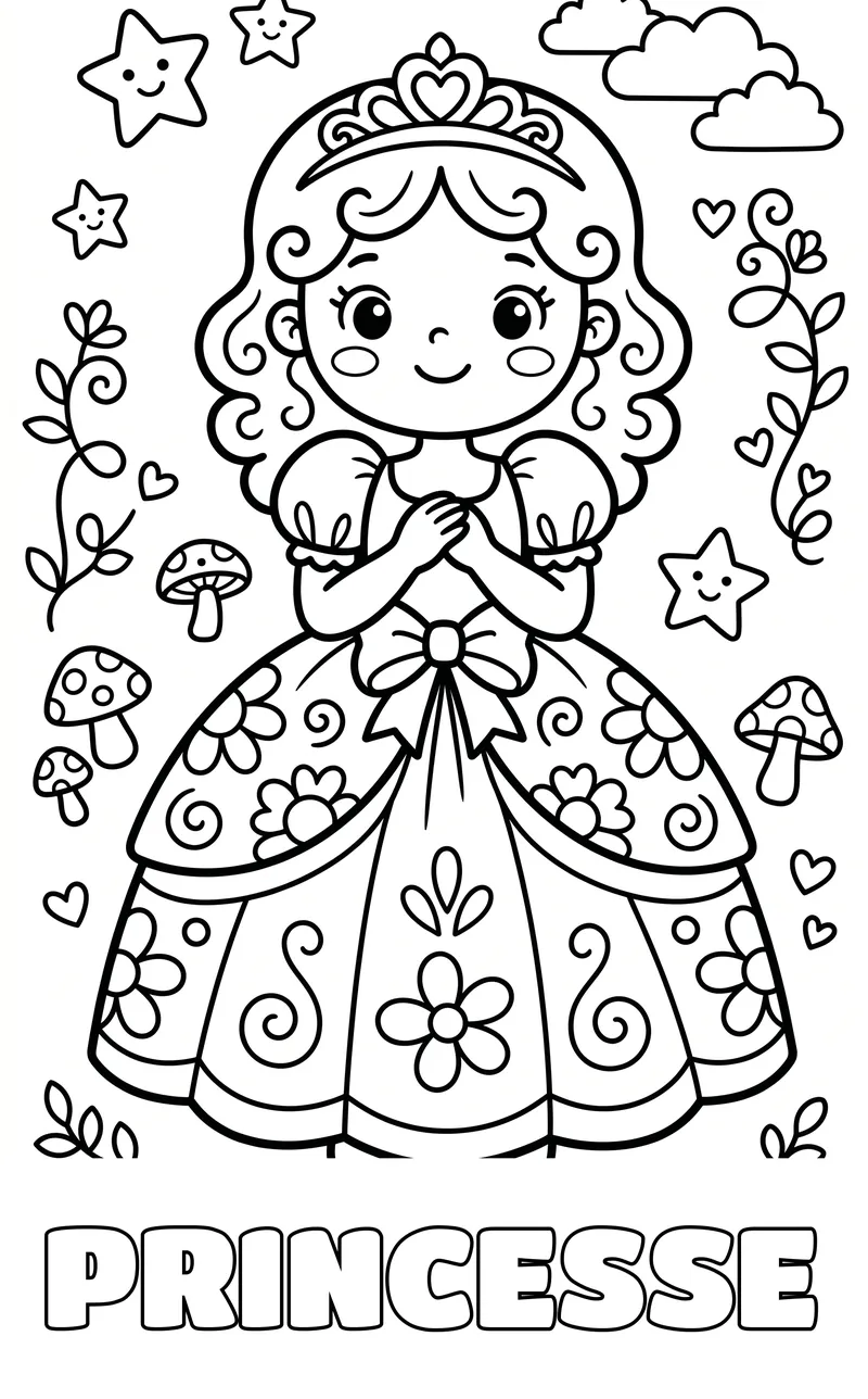 coloriage licorne à imprimer