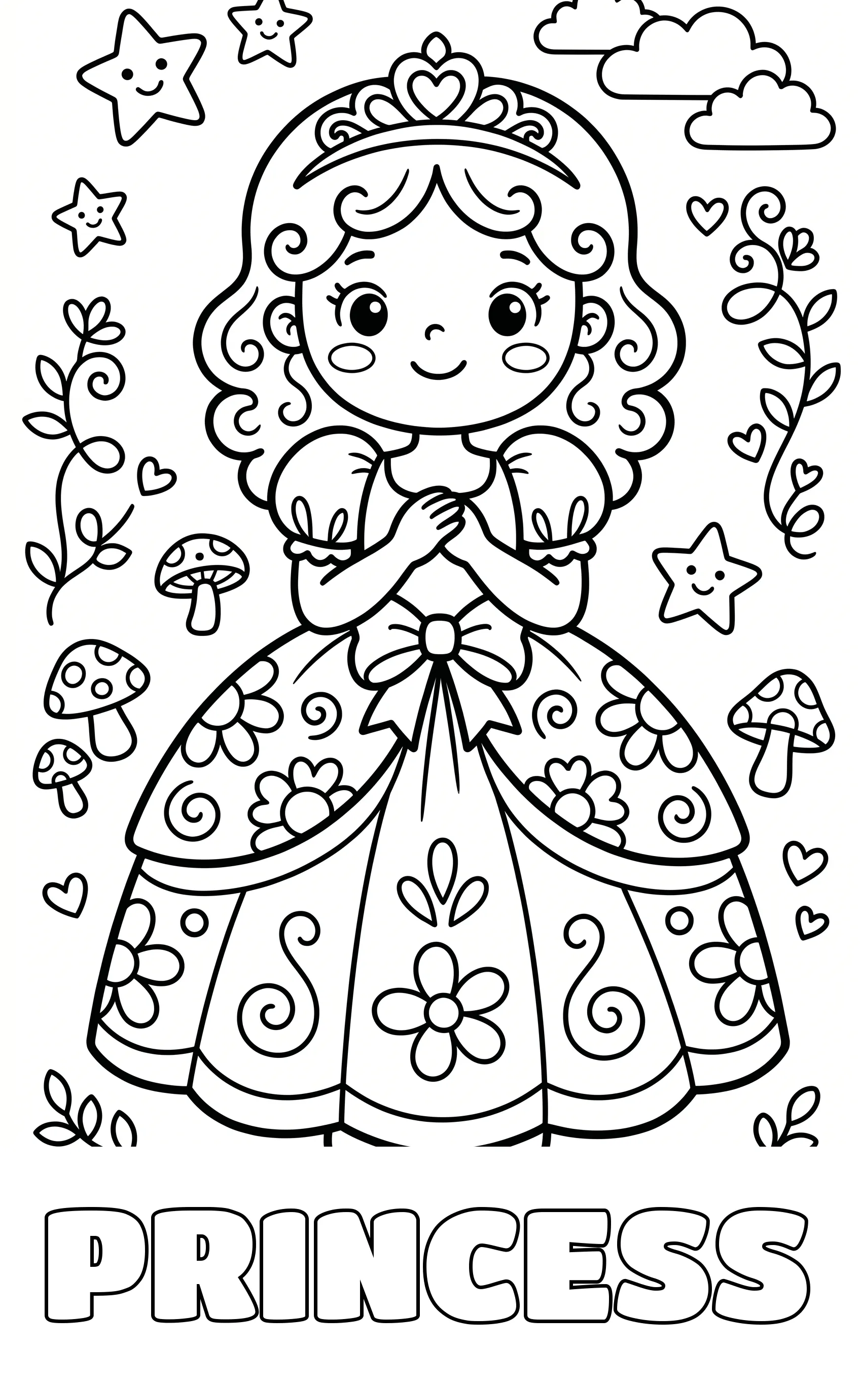 unicorn coloring page to print