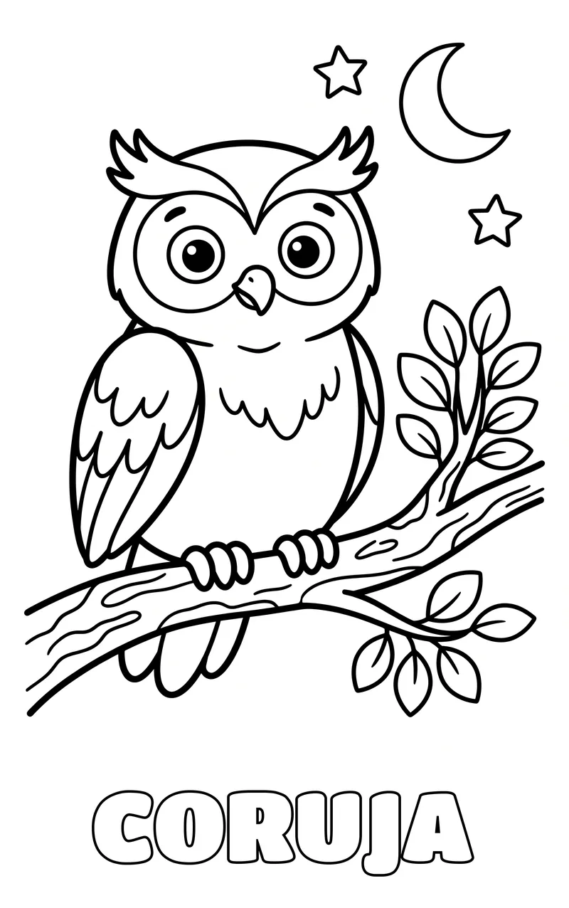 desenho de pássaro para colorir