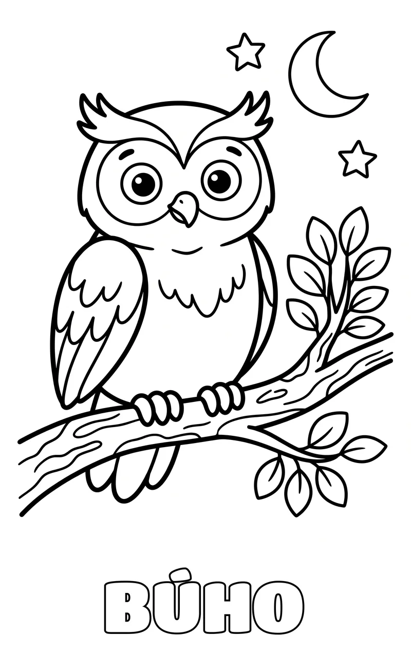 dibujo de pájaros para colorear