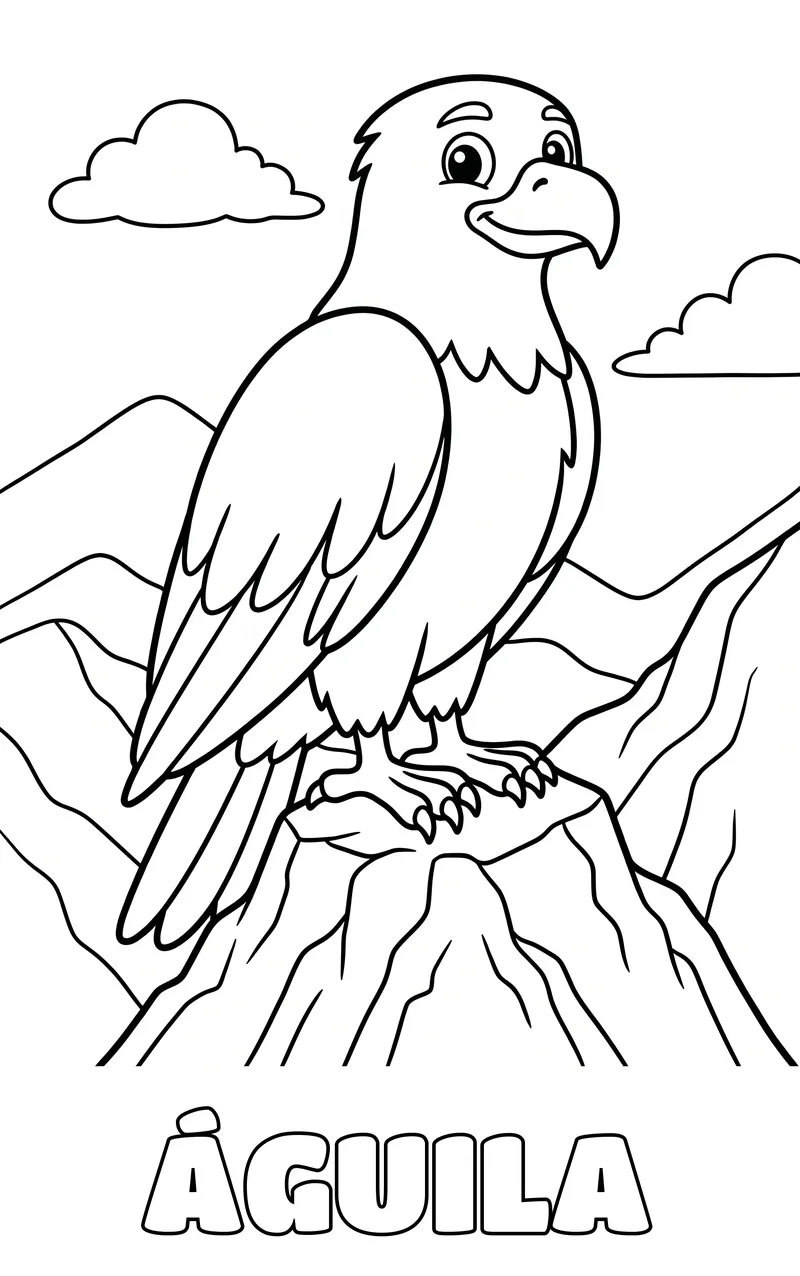 dibujo de pájaros para colorear