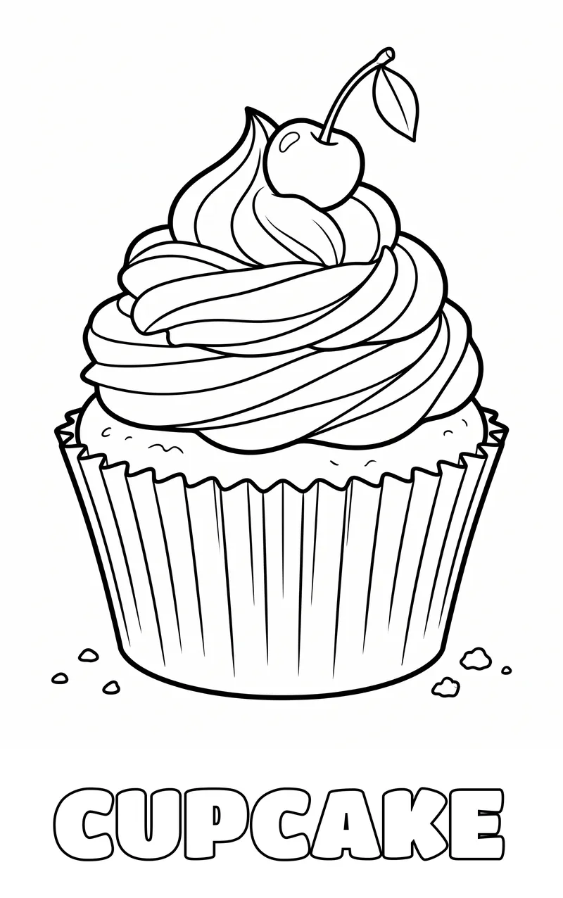 dibujo de comida para colorear