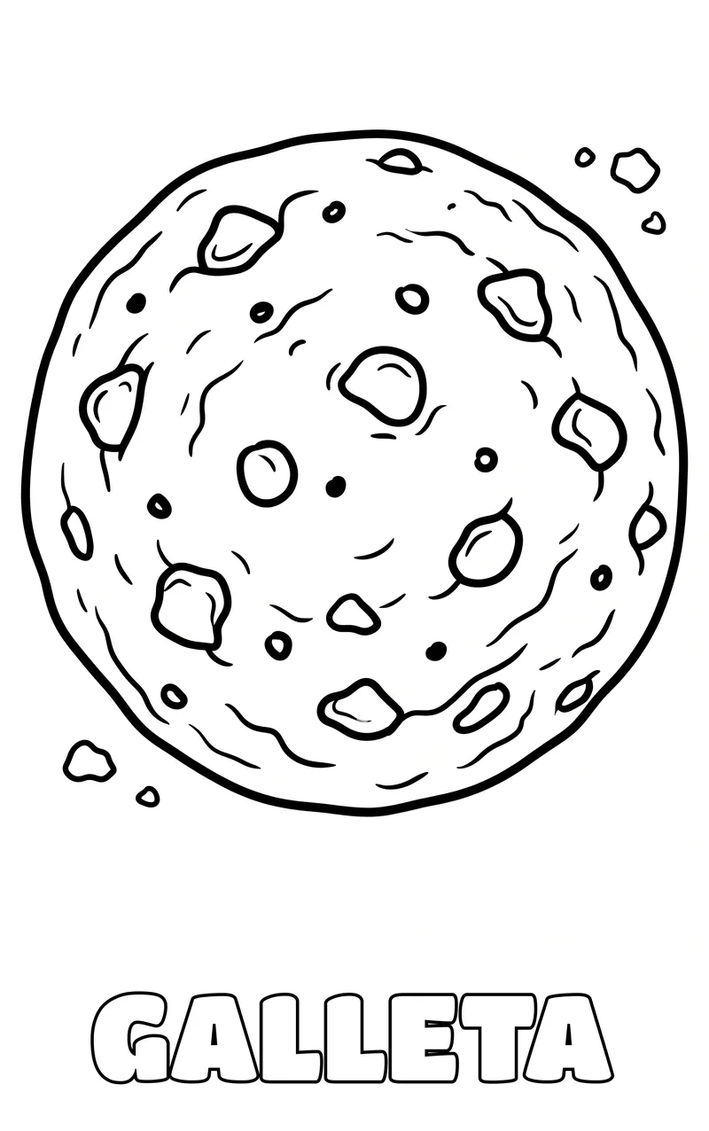 dibujo de comida para colorear