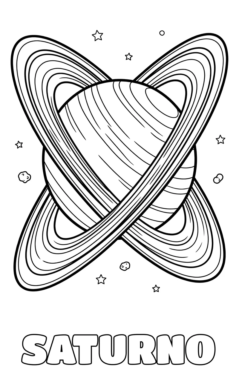 dibujo de el espacio para colorear