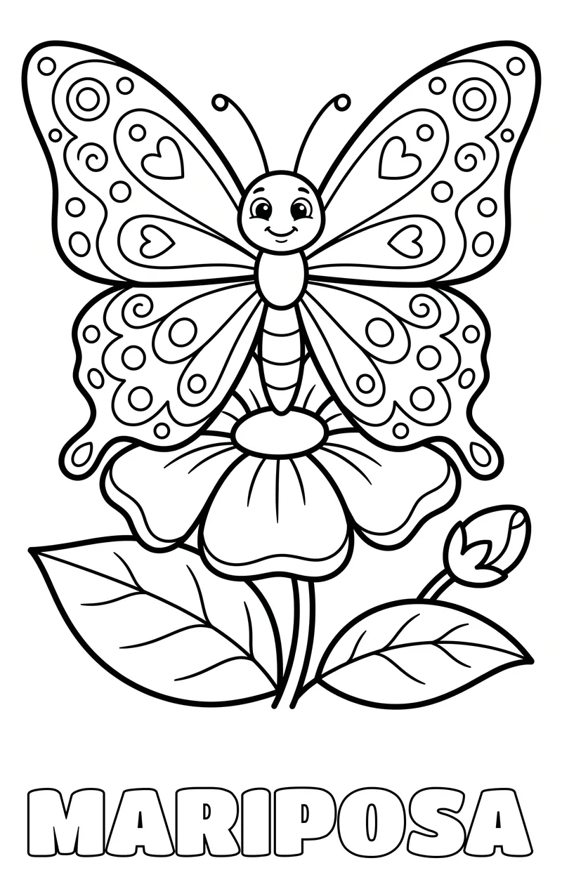 dibujo de insectos para colorear
