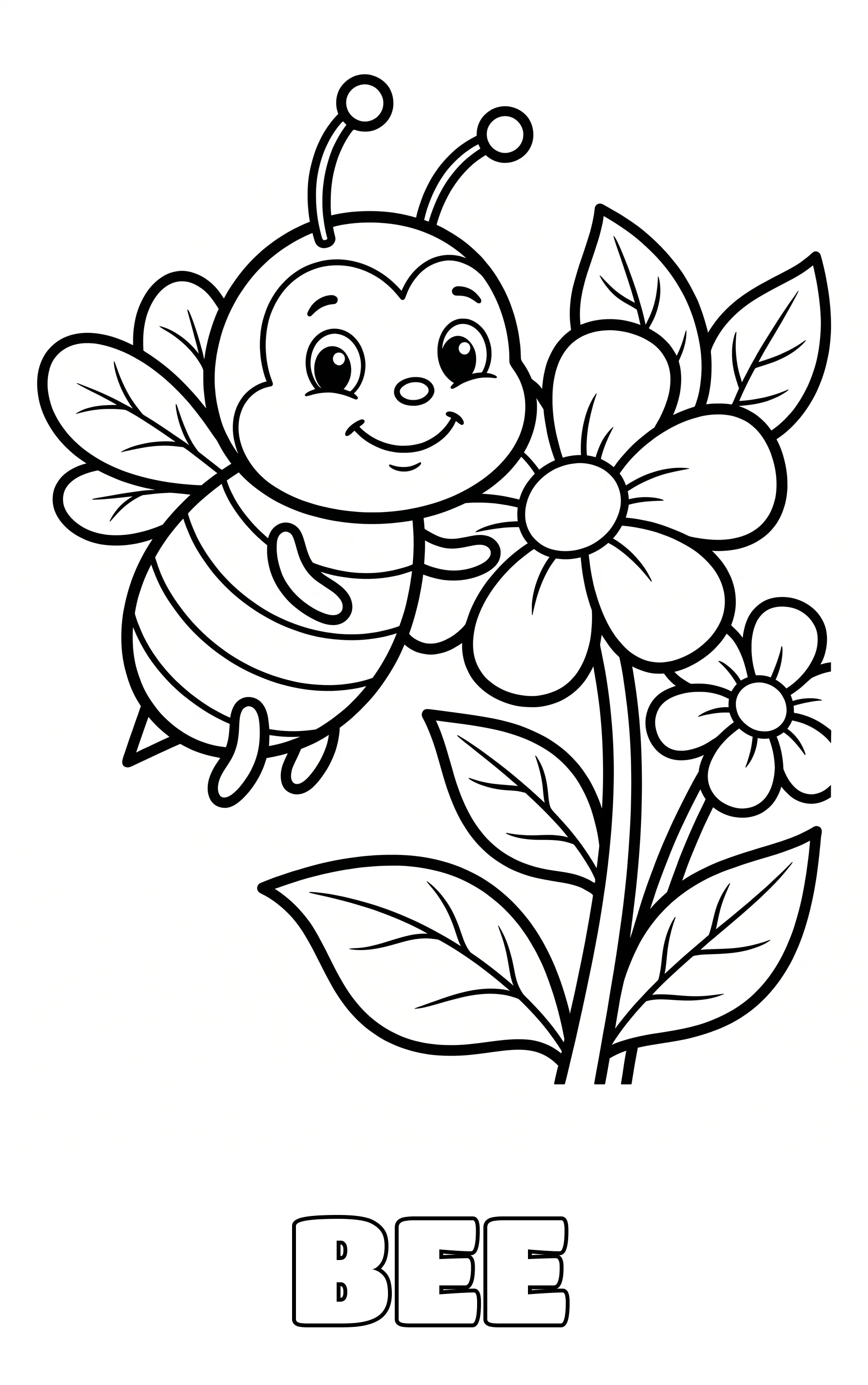 bug coloring page to print