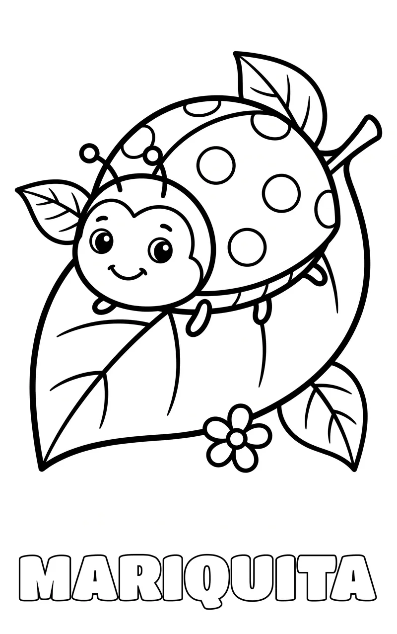 dibujo de insectos para colorear