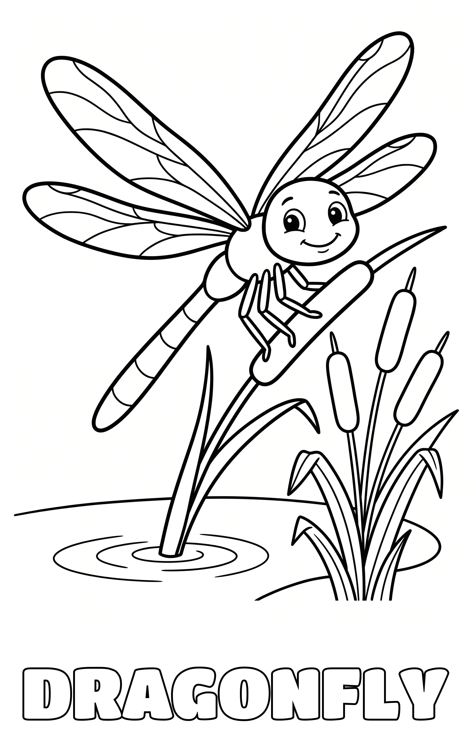 bug coloring page to print