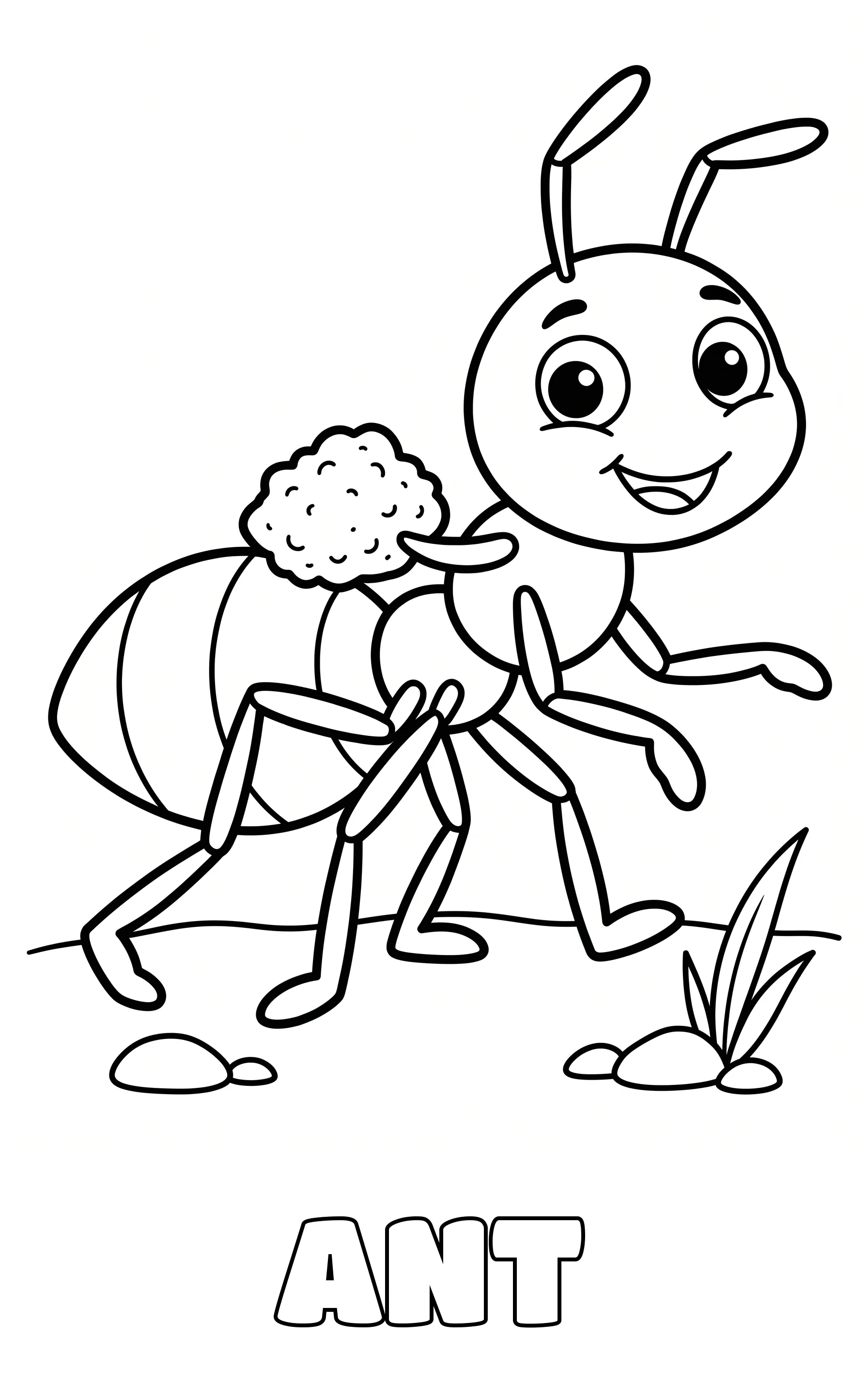 bug coloring page to print