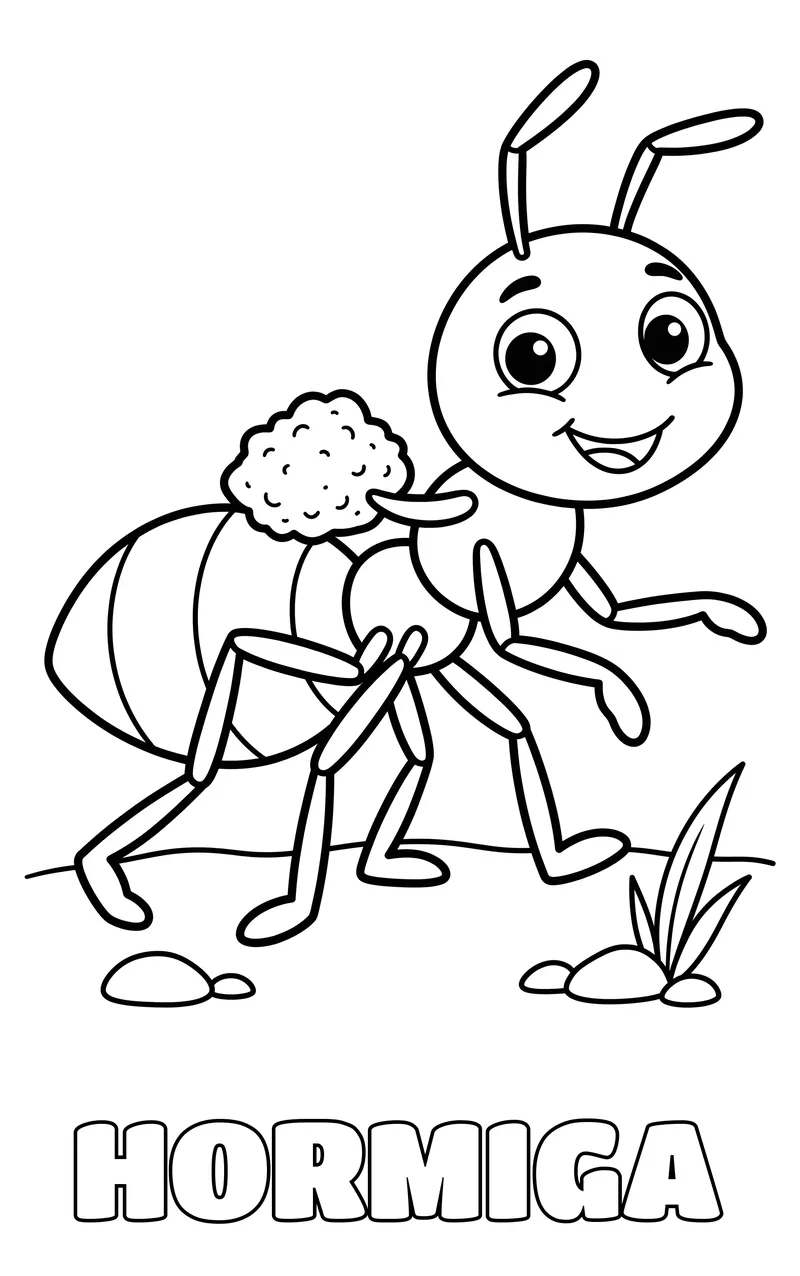 dibujo de insectos para colorear
