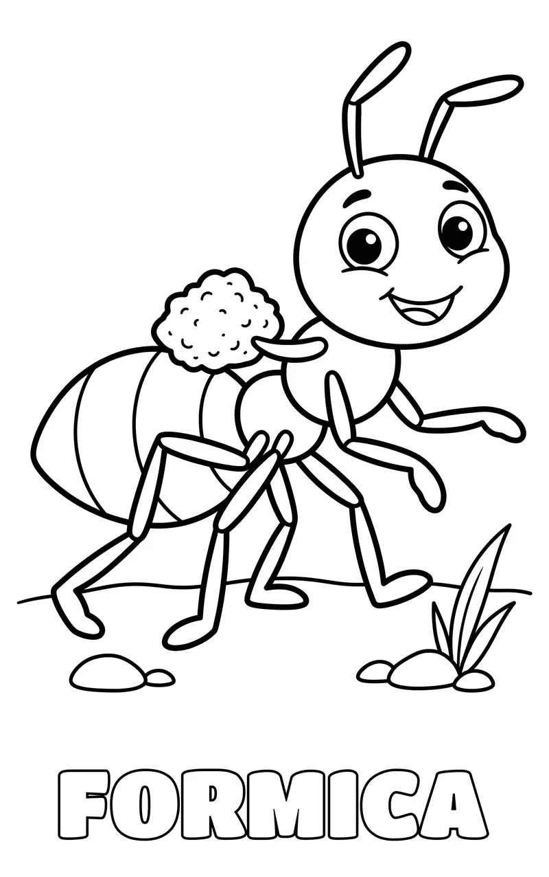 disegno da colorare: insetti